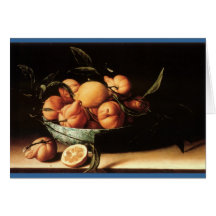 Louise Moillon's Bowl of Curacao Oranges (1634) Card