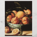 Louise Moillon's Bowl of Curacao Oranges (1634) Full Colour Flyer