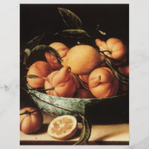 Louise Moillon's Bowl of Curacao Oranges (1634) Full Colour Flyer