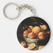 Louise Moillon's Bowl of Curacao Oranges (1634) Keychain