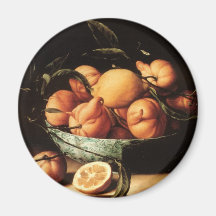 Louise Moillon's Bowl of Curacao Oranges (1634) Magnets