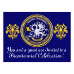 Louisiana 8.75" x 6.5"  Important Notes Below Personalized Invite