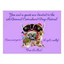 Louisiana 8.75" x 6.5"  Important Notes Below Custom Invite