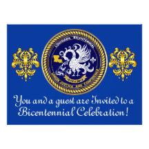 Louisiana 8.75" x 6.5"  Important Notes Below Personalized Invitations