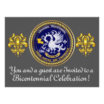 Louisiana 8.75" x 6.5"  Important Notes Below Personalized Invitation