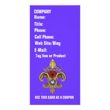 Louisiana Business  Card Photo Vertical Photo Card