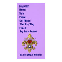Louisiana Business  Card Photo Vertical Custom Photo Card