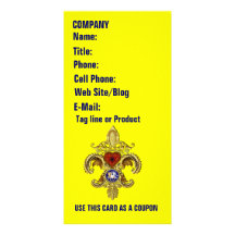 Louisiana Business  Card Photo Vertical Photo Card Template