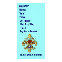 Louisiana Business  Card Photo Vertical Personalized Photo Card