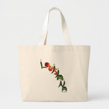 Louisiana Chili Peppers Canvas Bag