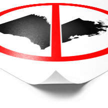 Louisiana Cross Out Symbol Photograph