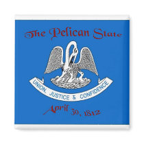 Louisiana Flag Magnet