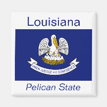 Louisiana Flag Magnet