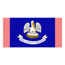 Louisiana Flag Photo Greeting Card
