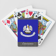Louisiana Flag pillow Bicycle Poker Deck