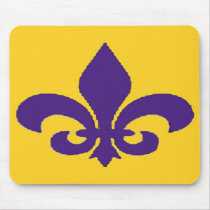 Louisiana Fleur de lis Mousepad