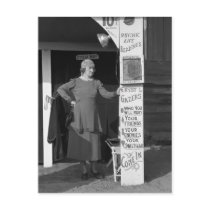 Louisiana Fortune Teller, 1938 Postcards