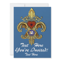 Louisiana Inivitations  Over 50 Colours Invites