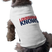 Louisiana Knows Doggie Tee Shirt