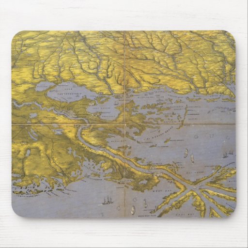 Louisiana, Mississippi, and Alabama Mouse Pad
