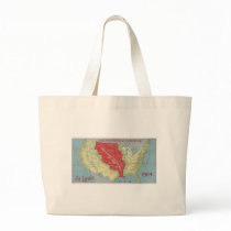 Louisiana Purchase Canvas Bags