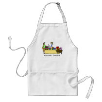 Louisiana Purchase Cartoon Apron