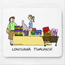 Louisiana Purchase Cartoon Mousepad