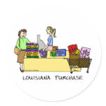 Louisiana Purchase Cartoon Sticker