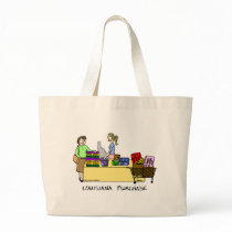 Louisiana Purchase Cartoon Tote Bag