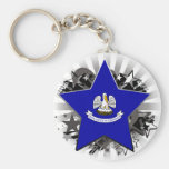 Louisiana Star Keychains