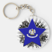 Louisiana Star Keychains