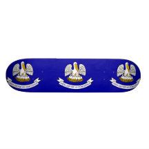 Louisiana, United States flag Skate Board Decks