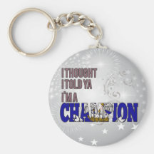 Louisianan and a Champion Keychains