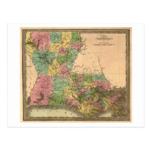 LouisianaPanoramic MapLouisiana Postcards