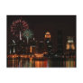 Louisville fireworks postcard