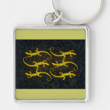 LOUNGING LIZARDS KEY CHAIN