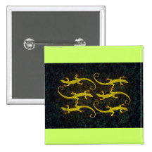 LOUNGING LIZARDS PINBACK BUTTONS