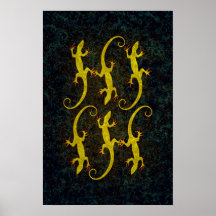 LOUNGING LIZARDS Poster