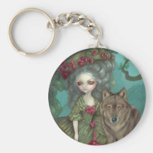 "Loup-Garou:  La Foret" Keychain