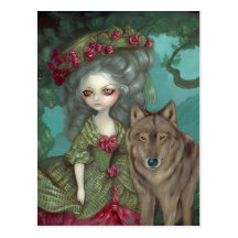 "Loup-Garou:  La Foret" Postcard