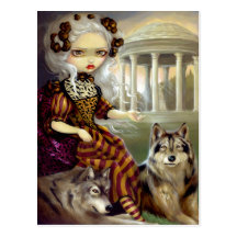 "Loup-Garou:  Le Temple" Postcard