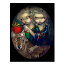 "Loup-Garou:  Les Jumeaux" Postcard