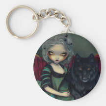 "Loup-Garou: Noir" Keychain