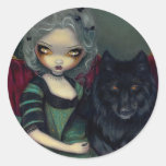 "Loup-Garou: Noir" Sticker stickers