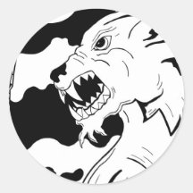 Loup Garou (Werewolf) Stickers