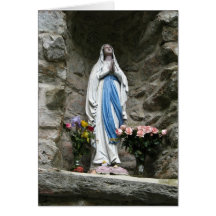 Lourdes Image Blank Card
