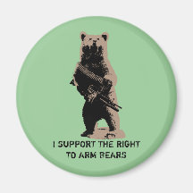 L'ours arme l'ours gris aimant