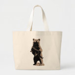 L'ours arme l'ours gris sac en toile