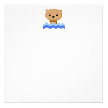 Loutre de natation bristols personnalisés