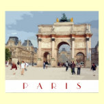 Louvre and Arc de Triomphe du Carrousel posters